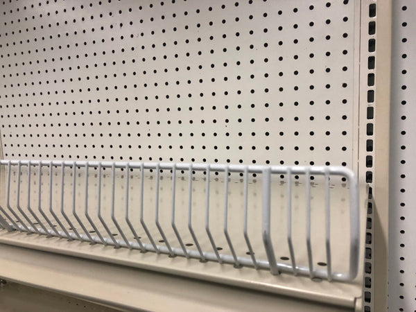 Trion 3 in. H X 36 in. W X 1/2 in. L Powder Coated Gray Wire Binning Shelving Unit 20 pk