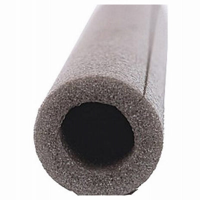 Aislamiento de tuberías tubulares, espuma de polietileno, gris, para tuberías de 1 o 3/4 pulg., 6 pies.