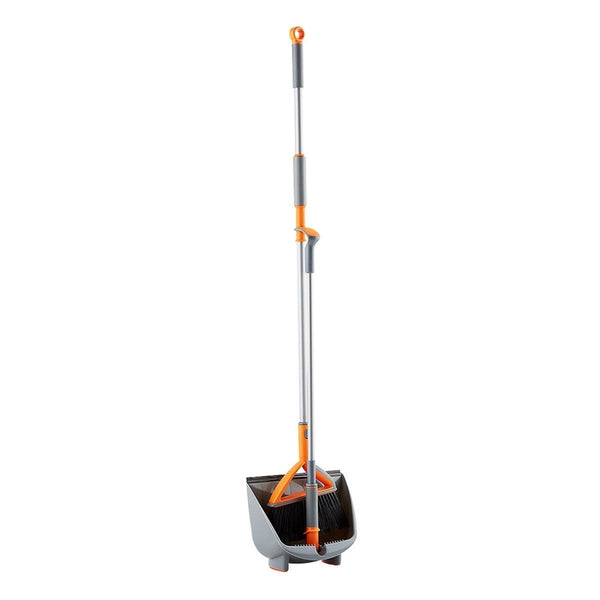 Escoba de nailon con recogedor Casabella de 12 pulgadas de ancho (paquete de 6)