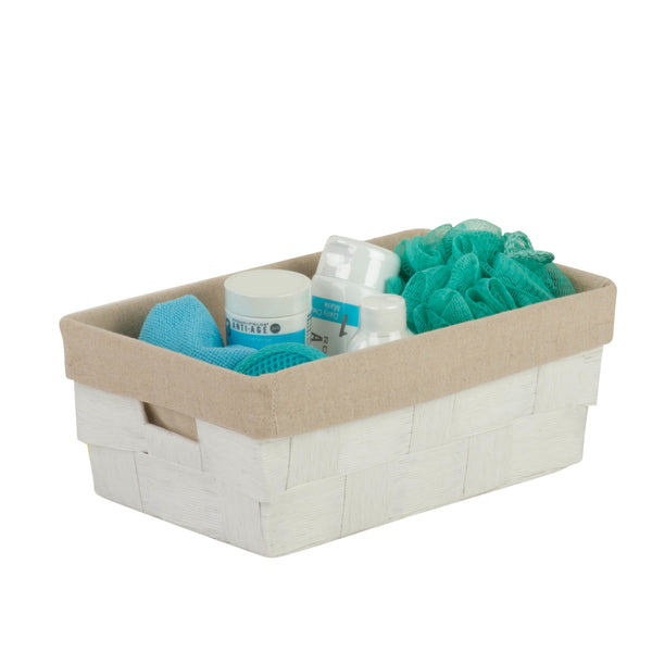 Contenedor organizador Honey Can Do de 4-1/2 pulgadas de alto x 7 pulgadas de ancho x 11,4 pulgadas de profundidad