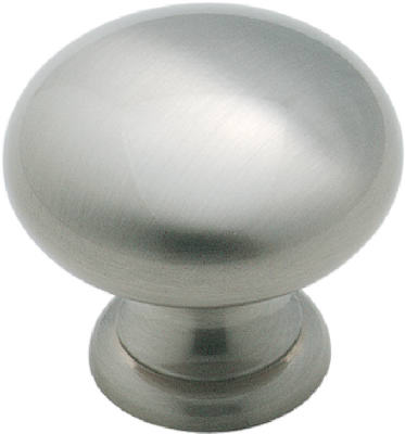 Perilla para gabinete de cromo satinado de 1-1/4 pulgadas
