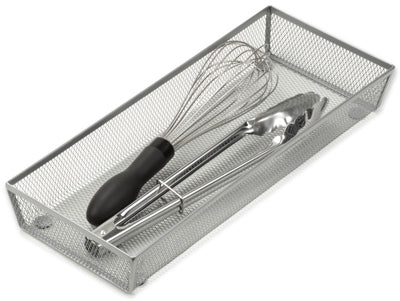 Drawer Organizer, Steel Mesh, 15 x 6 x 2-In.