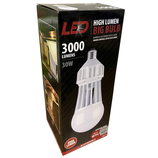 Bombilla LED Stonepoint Edison E26 (mediana), blanca brillante, equivalente a 30 vatios, paquete de 1