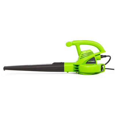 Soplador de hojas eléctrico, 160 MPH, 7 A