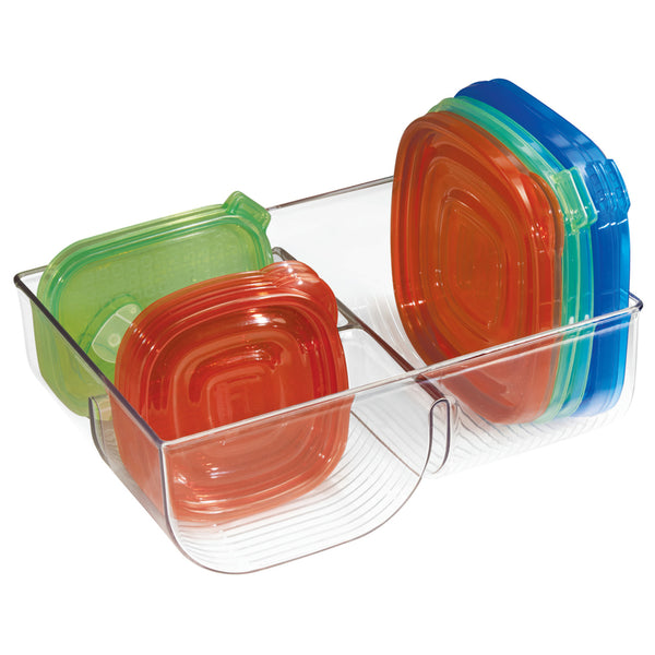 InterDesign Linus 3-3/4 in. H x 7-3/4 in. W x 11 in. D Lid Organizer