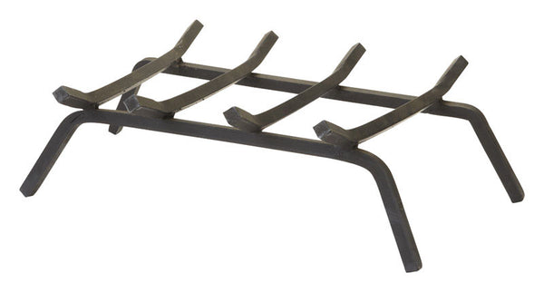 Vestal Black Painted Steel Fireplace Grate