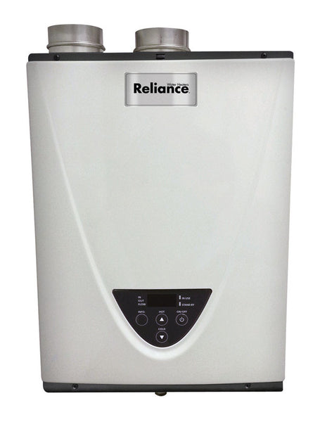 Calentador de agua a propano sin tanque Reliance de 0 galones y 180 000 BTU