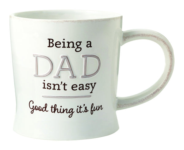 Taza de cerámica Hallmark Dad, paquete de 1 (paquete de 4)