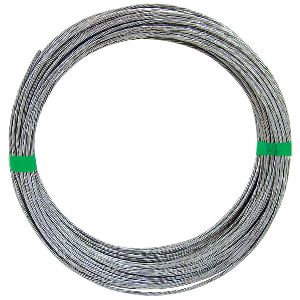 Alambre para pasatiempos de acero galvanizado de 6 hebras calibre 20 de 100 pies Ook 50180