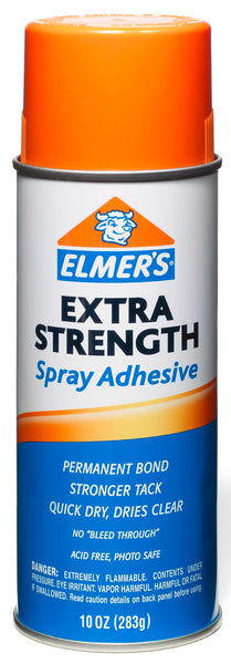 Extra Strong Spray Adhesive, Dries Clear, 10-oz. (Pack of 6)