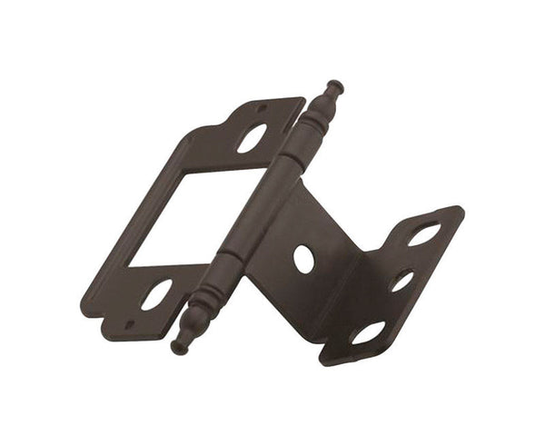 Amerock 1 in. W x 2-3/4 in. L Steel Cabinet Hinge 1 pk