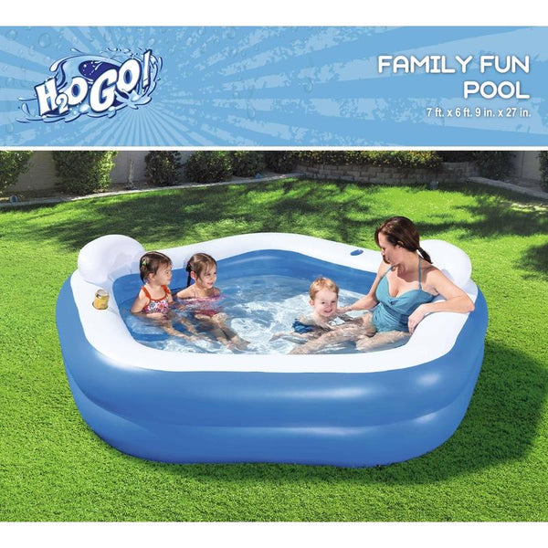 Bestway H2OGO! 152 gal. Inflatable Pool 25 in. H x 27 in. W x 7.5 ft. L