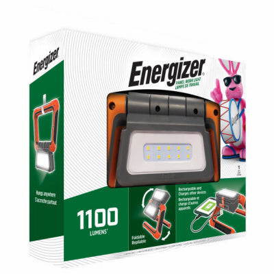 Energizer Panel Work Light, Adjustable, USB Port, 180-Degrees