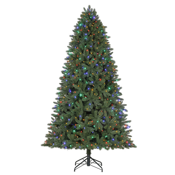 Celebrations 7 ft. Slim LED 600 count Grande Fir Color Changing Christmas Tree