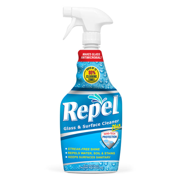 Clean-X REPEL Repel Original Scent Glass and Surface Cleaner 25 oz. Spray (Pack of 12)