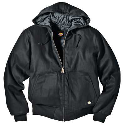 Jacket, Hooded, Black, Men's Large