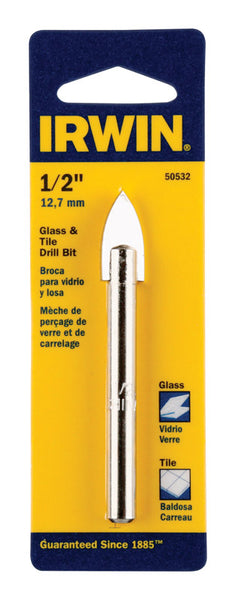 Irwin 1/2 in. x 3 in. L Carbide Tipped Masonry Drill Bit 1 pc.