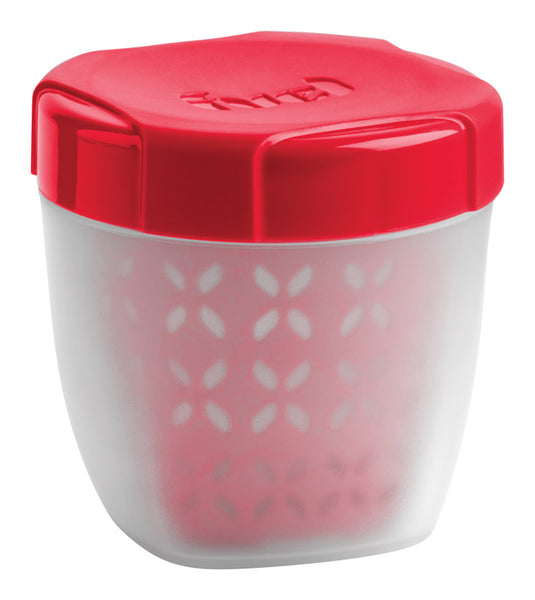 Contenedor para frutas y verduras Trudeau de 12 oz, color blanco, paquete de 1