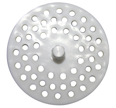 White Plastic Disposal Sink Strainer,Fits Most,Carded