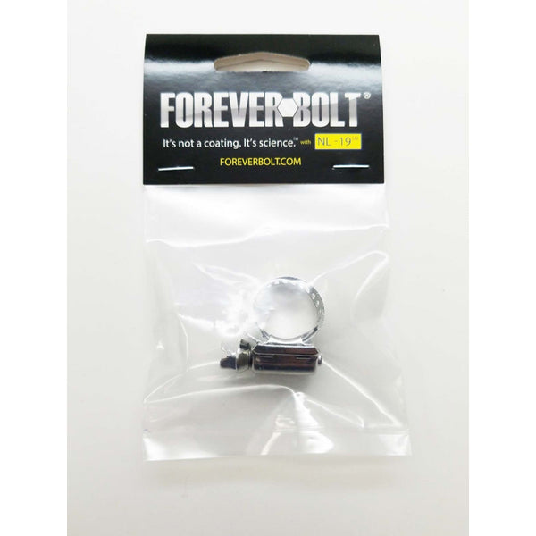 FOREVERBOLT 7/16 in to 25/32 in. SAE 6 Silver Hose Clamp Stainless Steel Band