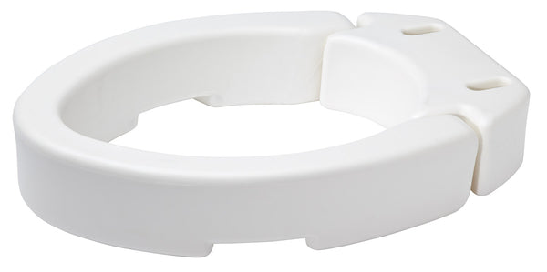 Elevador de asiento de inodoro abatible alargado de 3-1/2" Carex Health Brands Fgb32100
