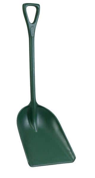 Pro Tools Tuffy Jr. Poly Square Plastic Green Snow Shovel 11 in. W