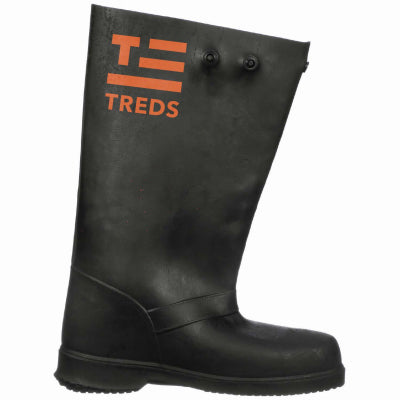 Slush Boots, Black, 17-In., Men's Size 10.5-11.5