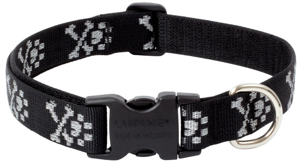 Collares y correas Lupine 72253 Collar para perros con diseño Bling Bonz ajustable de 1" x 16" a 28"
