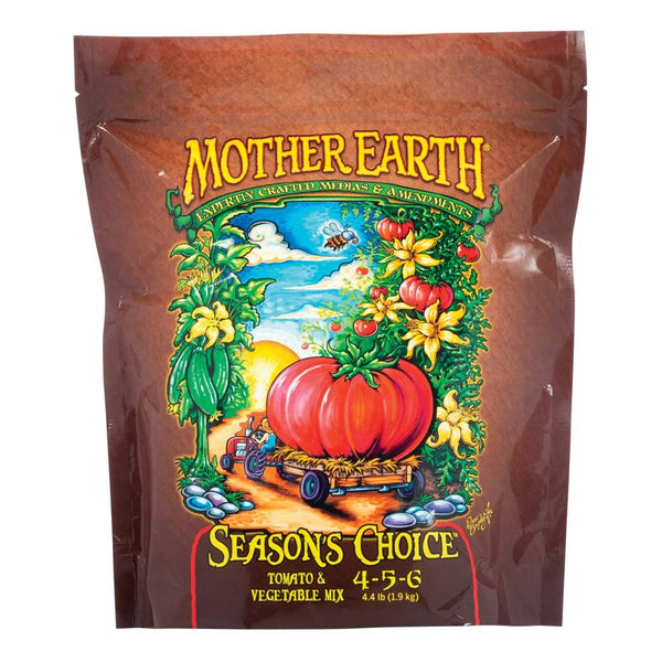 Nutrientes para plantas hidropónicas Season's Choice de Mother Earth, 4,4 lb.