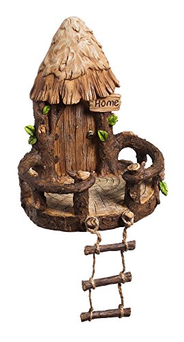 CASA DE HADAS DEL BOSQUE CON ÁRBOL DECORADO