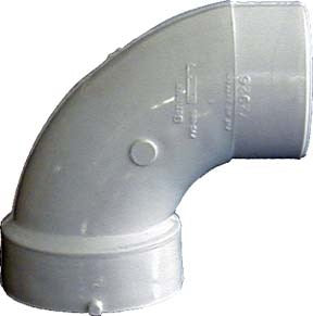 CODO 90 PVC DWV3"CALLE