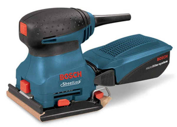 Lijadora de hojas de acabado Bosch 1297D de 1/4"