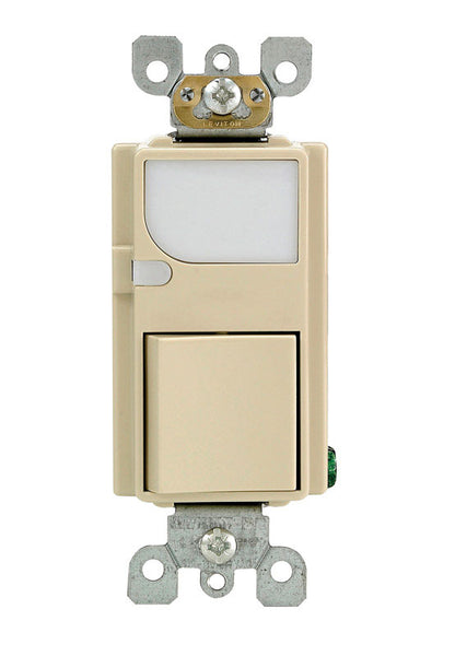 Leviton Decora 15 amps Toggle Switch Ivory 1 pk