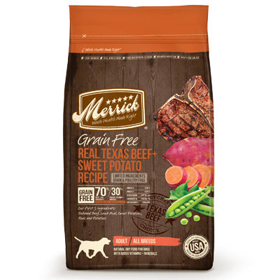 Alimento para perros con carne de res sin gluten Mer4LB