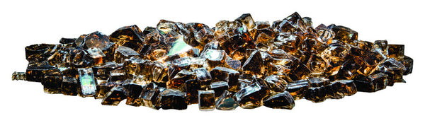 Cuenco para fuego de vidrio tallado clásico Bond LavaGlass de 8,66 pulgadas de alto x 5,12 pulgadas de ancho x 4,92 pulgadas de profundidad