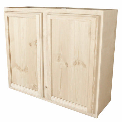 Armario de pared, pino, 30 x 30 pulgadas.