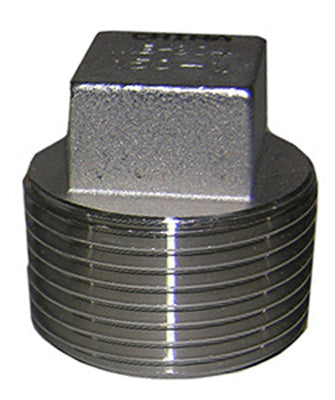 Tapón de tubería de acero inoxidable, 3/4 pulg.