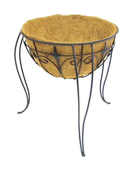 Panacea Black Steel Plant Stand