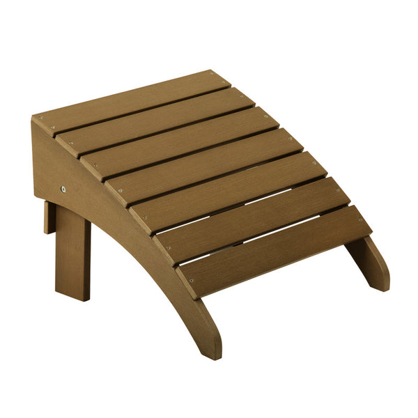 Otomana de resina color arena Adirondack de Living Accents