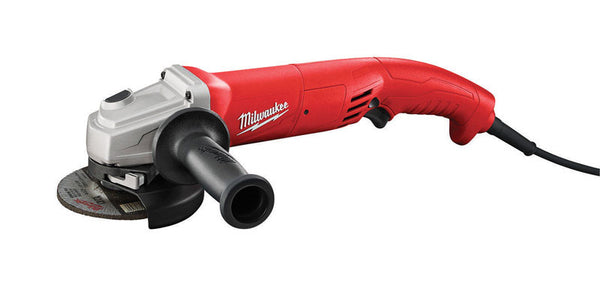 Amoladora angular pequeña de 4-1/2 pulg. con cable de Milwaukee, 11 amperios, herramienta básica, 11 000 rpm