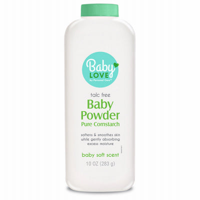 Talco para bebés, almidón de maíz puro, 10 oz.