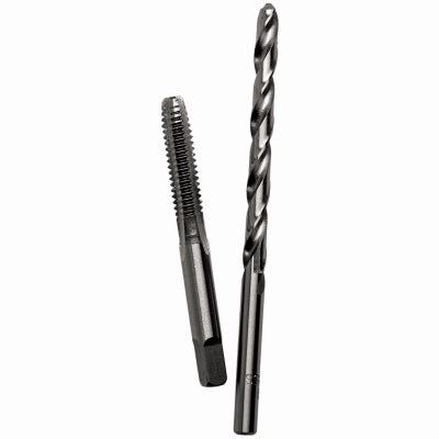 Fractional Tap & Drill Bit Set, 5/16-18 Tap, F Drill, 2-Pc.
