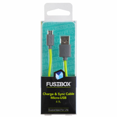 Cable micro USB, 4 pies.
