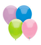 Pioneer National Latex 57078 12" Funsational Balloons Assorted Pastel Colors 15 Count