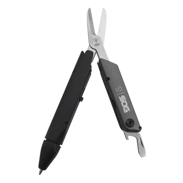 SOG Baton Q1 Black / Gray 5CR15MOV Stainless Steel 5.6 in. Multi-Function Knife
