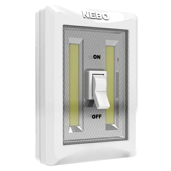 Linterna LED impermeable blanca Nebo con interruptor, 400 lm, batería AA, 4,5 alto x 3,15 ancho x 1,25 largo pulgadas.