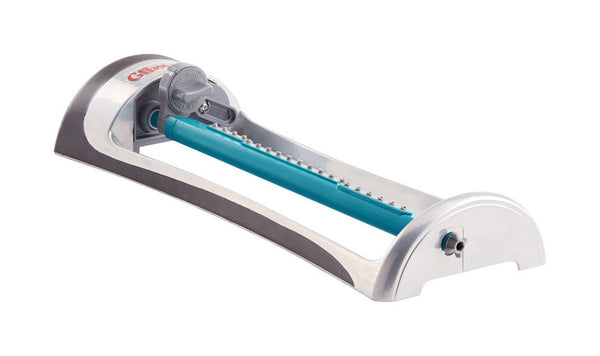 Rociador oscilante con base antivuelco de metal Gilmour de 3800 pies cuadrados