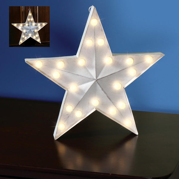 Sylvania Patriotic Tabletop Decoration Metal 1 pk