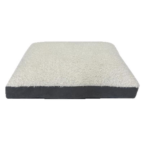 Petmate Gray Faux Lambs Wool Pet Bed 4 in. H X 36 in. W X 27 in. L (Pack of 14)