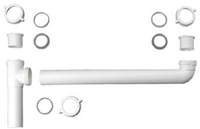 Plastic 2-Bowl End Outlet Drain